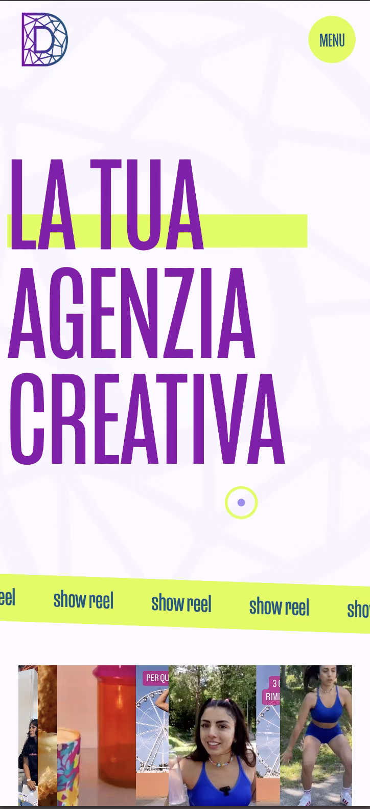 Il sito su mobile