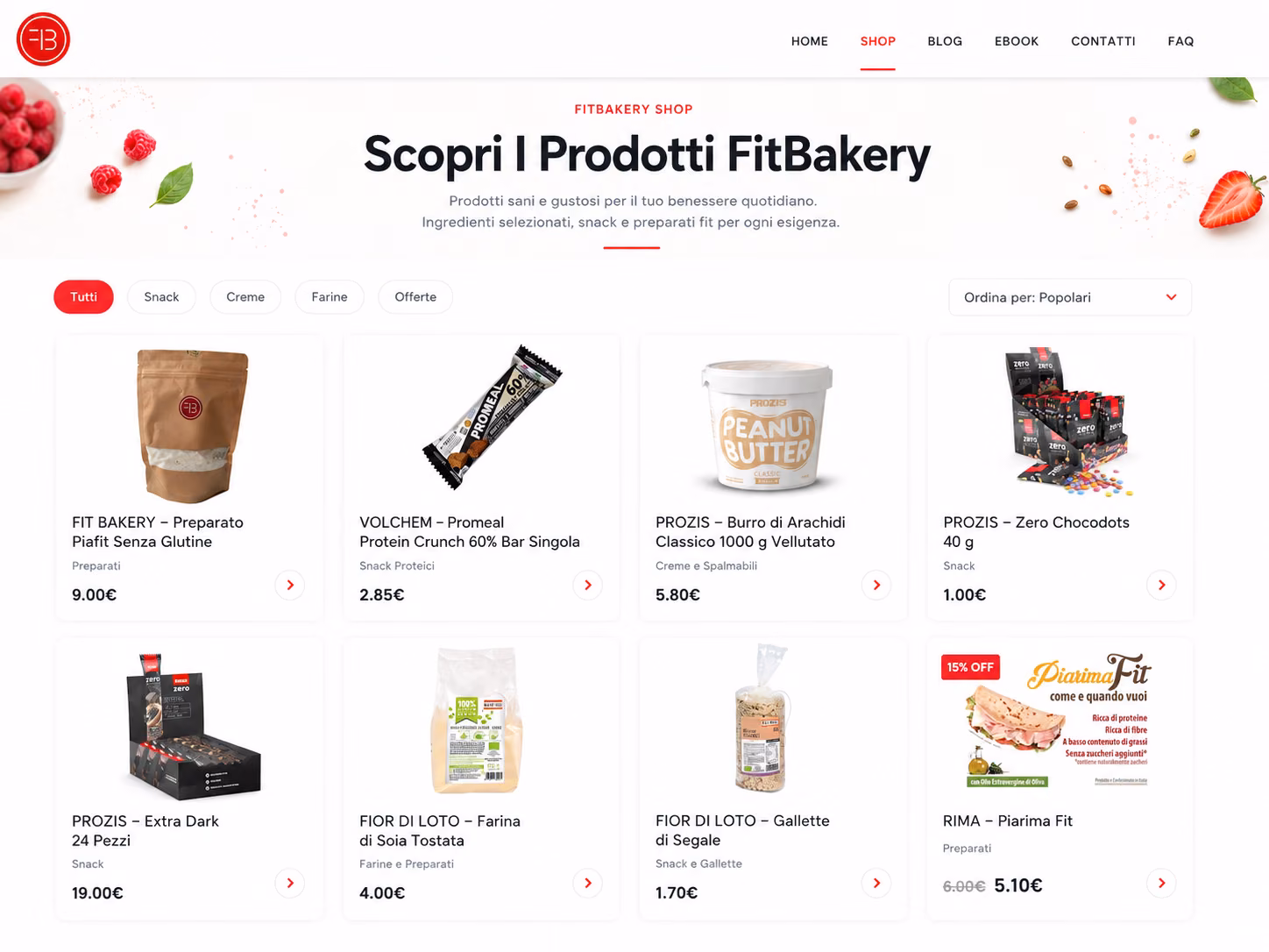 FitBakery — lo shop