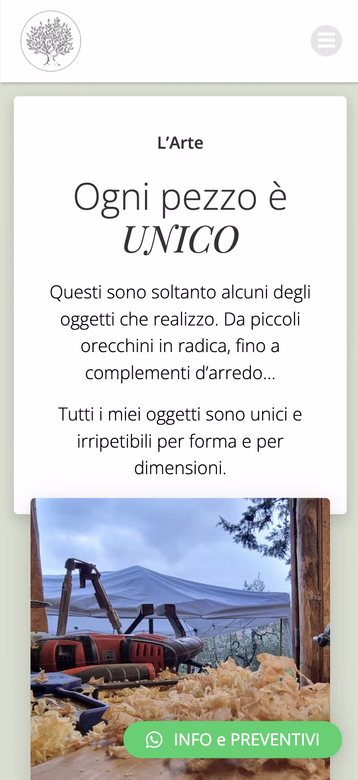 Mastro Jack — il sito su mobile