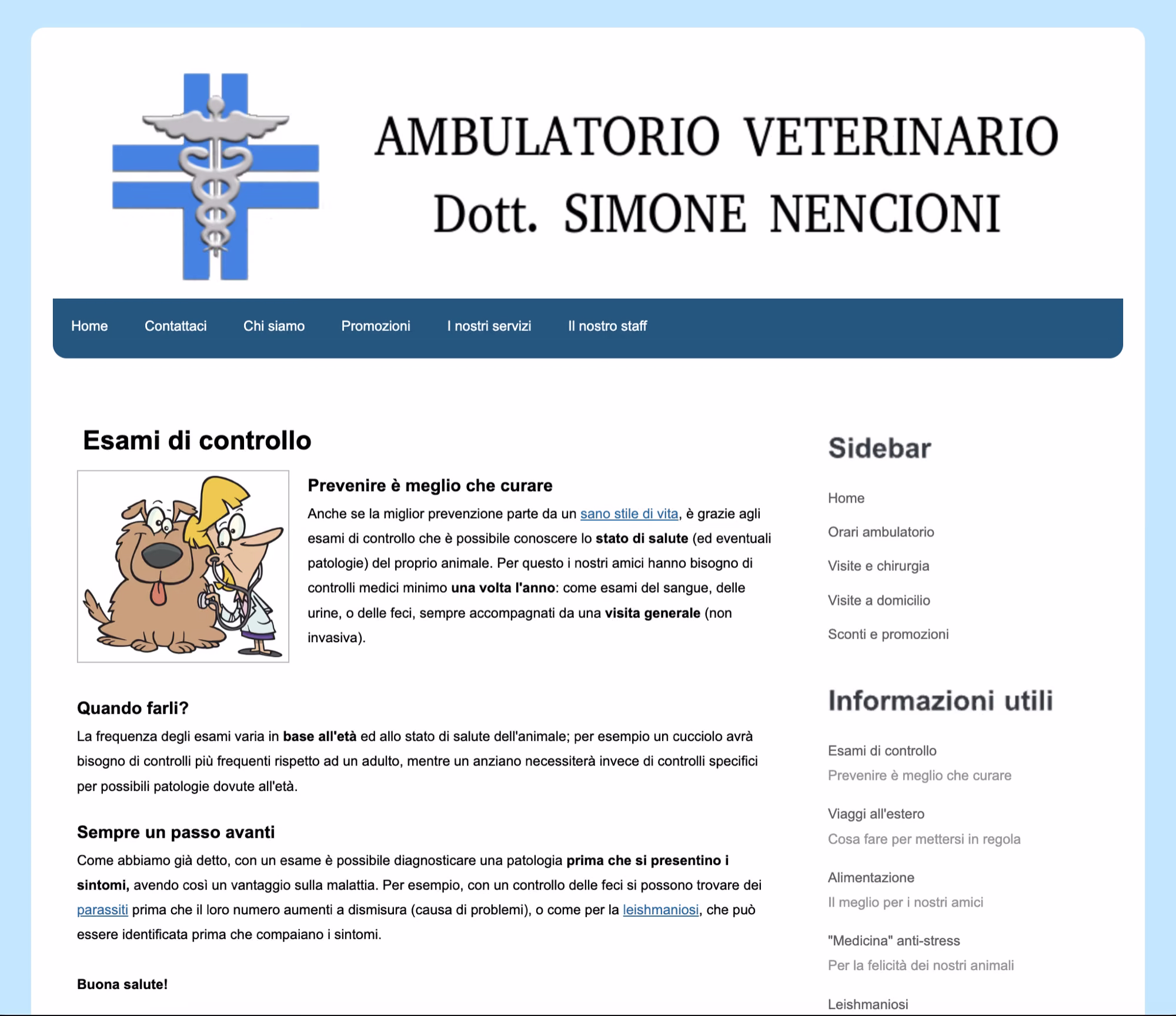 Veterinario Nencioni — la sezione news